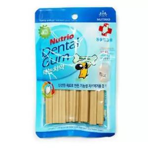 뉴트리오 먹는치약 밀크 100g X5개 강아지 치석제거껌