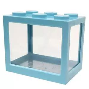 [하프클럽/알티피아]블록 미니 어항 블루 1P 관상어 마리모 새우 키우기