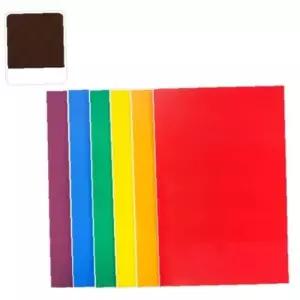 (현진) 단면칼라보드롱/우드락 2절 CB-29 진밤색/600x900mm 박스(30개입)