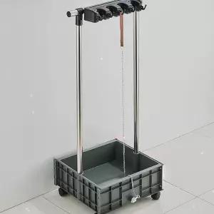 청소도구함 대걸래 보관함 이동식 사무실 청소 걸이대