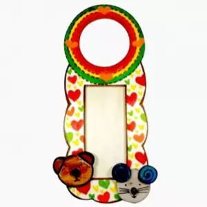 나무만들기 곰돌이방문걸이 나무방문걸이 나무동물방문걸이 만들기대장 생쥐방문걸이