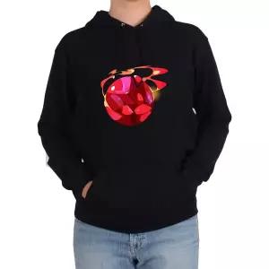 후드티 역학 반응 물결 암석 물리그림 다양한 색상 사이즈