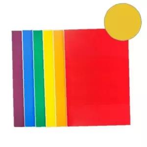 (현진) 단면칼라보드롱/우드락 미니 MCB-22 진노랑/290x440mm 박스(20개입)