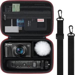 G7X III II 파워샷 SX740 ZV II/ZVF용 소형 4K 브이로그 디지털 카메라 여행용 보관 가방 트라이포드