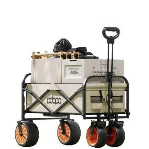 전동웨건 전동 카트 운반 최대하중 4륜 차박 전기차 손수레 6km 야외