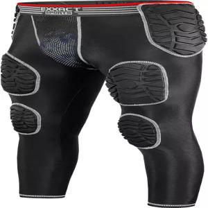 엑스랙틱 스포츠 컴뱃 남성 패딩 컴프레션 레깅스 컵 포켓이 있는 7패드 축구 거들 팬츠 엉덩이 허벅지