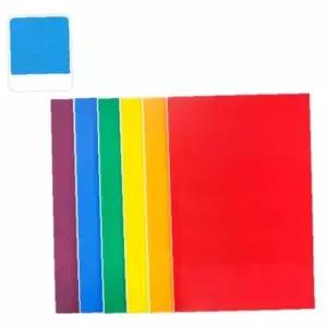 현진 단면칼라보드롱/우드락 2절 CB-28 연청색/600x900mm 박스(30개입)