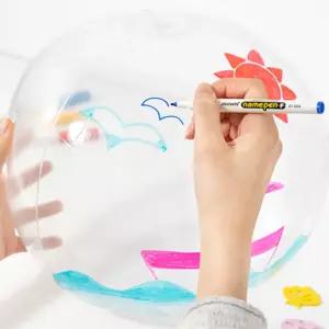 유치원 말랑스티커 투명 비치볼꾸미기5P 물놀이볼 바캉스 튜브공 펜션