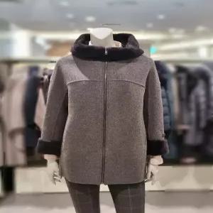 소고 무스탕배색 울코트TI4HA06 (P002993375)