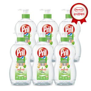 헨켈 주방세제 프릴 용기 애플(사과) 700ml, 6개