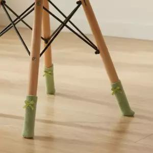 리빙스토리 식탁 의자 발커버(4P) 니트 발싸개 발캡 보호대 쿠션 의자커버