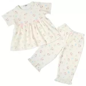 산리오 정품 헬로키티 여름 반팔 잠옷 상하세트 파자마 일본정품 Sanrio-148407