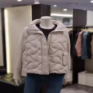 소고 AL4FA07 니트배색 오리패딩점퍼 (P003779245)