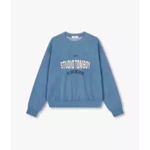 [백화점 홈쇼핑 정품] 스튜디오 톰보이 피그먼트 레터링 맨투맨(9175122976)