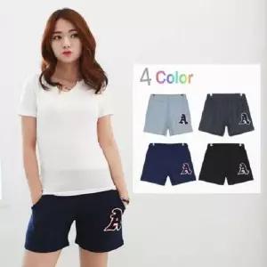 A패치 3부 트레이닝팬츠 DM4146 흐 여성 청바지 운동복 체육복 팬츠 트레이닝 밍크 티숙 겨울신상 추리닝