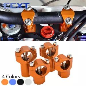 호환   CNC 28MM 핸들 바 라이저 바 마운트 클램프 Husqvarna TC FC TE FE 125-501cc 2009-2022 KTM EXC SX