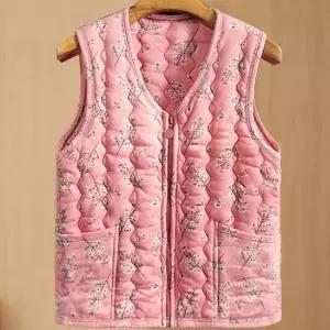 할머니 촌캉스 김장 누빔 조끼 가을시장조끼 시골패션