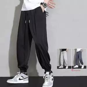 남자 조거 팬츠 아이스 쿨링 시원한 냉장고 여름 바지uvw481