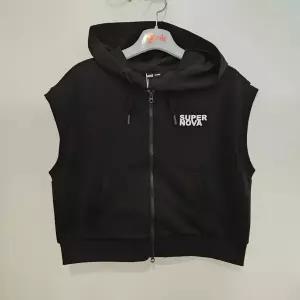 [보리보리/소이]블랙 크롭 후드 셋업 조끼 25m0785bk 여아/주니어용 여름상품