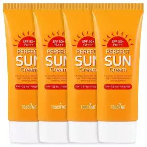 터치미 퍼펙트 썬크림 SPF50+ 60mlX4개 선크림