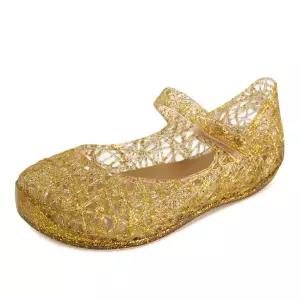 미니멜리사 캄파나 지그재그4 젤리슈즈 골드 유아 아동 키즈 여아 구두 샌들 신발 31510-03518