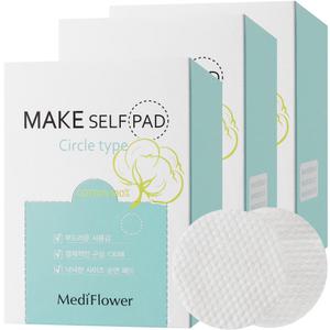 메디플라워 메이크 셀프 패드 리필 130매x3박스(총390매) 화장솜 각질패드 닥토패드