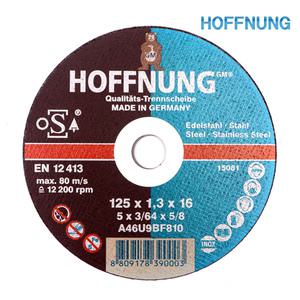 독일산 5인치 절단석 125mm 그라인더날 호펜 호펭 스텐 컷팅석 스덴 캇팅날 그라인드 절단날 HOFFNUNG
