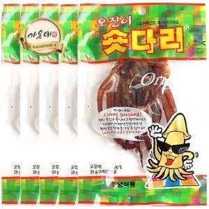 [가온애] 한양식품 오징어 숏다리 5봉 / 한양숏다리 한양식품 미니숏다리 오징어다리 오다리 오족 굿다리