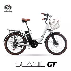 AU테크 스카닉GT 클래식 여성 출퇴근 배달용 전동 전기자전거 36V 5Ah