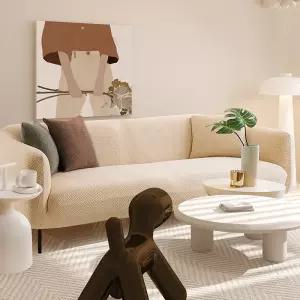 영스라이크 헤링본 쇼파 커버 소파 덮개 가죽 카우치 천갈이 천커버 리폼 스툴 천 S 2인용 3인용 4인용