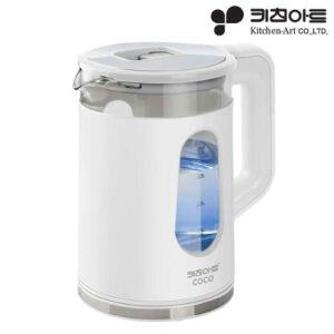 키친아트 코코 유리 전기주전자 보온포트 1.7L  LED램프 KK-904NZ