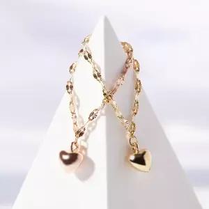 엘렌쥬얼리 14K 18K 아몬드 스타 통하트 딸랑이 체인 금 반지