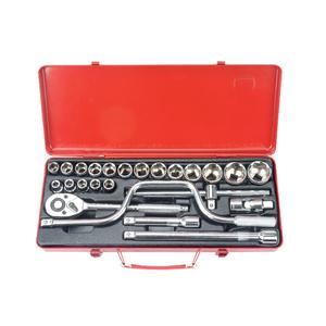 툴스타 소켓렌치세트_TS-SWS-25P 1/2, 25PCS 육각볼트 너트 라쳇 복스 연결대 TOOLSTAR