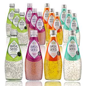 웰 바질시드 드링크290ml 백포도 4개+패션푸르트 4개+망고 4개+리치 4개 (총16개) 주스음료수과일