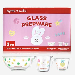 파이렉스 노티드 계량컵 앤 믹싱볼 세트 3P