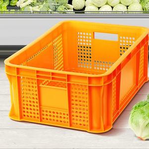 컨테이너박스 수납바구니 2호 F플라스틱박스 플라스틱바구니 노랑 다용도 감자 김치 과일 대형 바스켓 플라