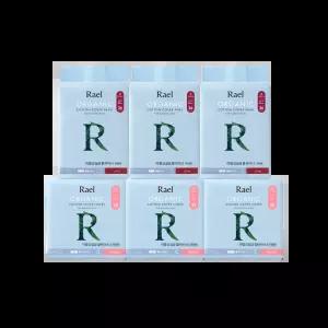 [라엘] 유기농 순면커버 요실금 일반/롱 라이너 6팩