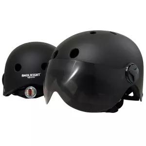 애몰라이트 전기 자전거 고글 헬멧 AMH-02 G 후미등 기능 전동 킥보드 헬멧