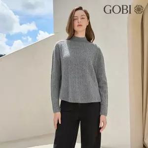 [런칭가 299000원]  고비(GOBI) 캐시미어100 케이블 루즈핏 풀오버