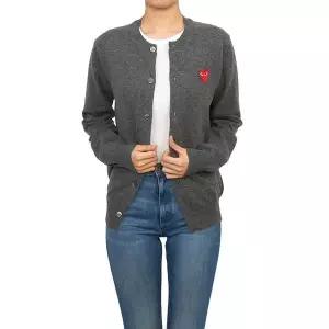 [꼼데가르송] 레드와펜 가디건 그레이 AX N007 051 3 151647373