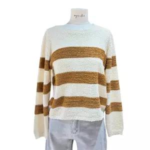 [롯데백화점]에이지도르 스트라이프 부클 니트 ALSISPR174