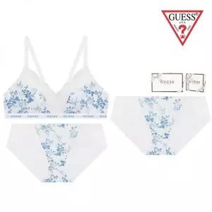 게스 블루플로럴 노와이어 브라1+팬티2 속옷세트 GDWBR312GDWBP312 2074019