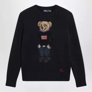 폴로 베어 인타르시아 크루넥 스웨터 211927070001CO NM