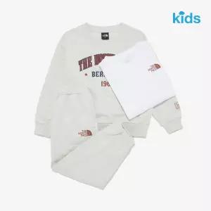 노스페이스 키즈 고 투 3PCS 세트 OATMEAL NM5MR57S