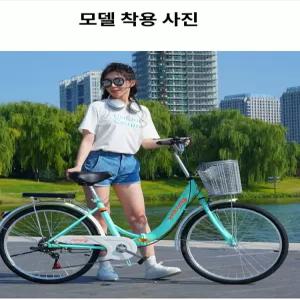 접이식 여성 자전거 22인치 입문용 단일 바구니