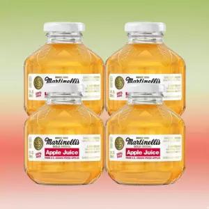 마르티넬리 골드메달 애플쥬스 사과주스 296ml 4개