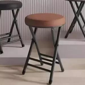 접이식 2종 쿠션 보조 심플 간이 행사 등받이 의자