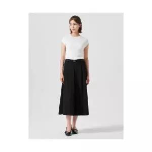에잇세컨즈 8SECONDS 벨티드 플리츠 스커트 블랙 354827MB15 1714717