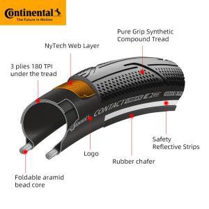 컨티넨탈 콘택트 어반 폴딩 타이어 16인치 35-349 16x1.35 BMX 브롬톤 폴딩 자전거 타이어 180TPI 안전 프