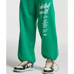 매장정품 CREAM SODA LAB 크림소다랩 쿼터 와이드 밴딩 팬츠 그린 CFZK80P006 1341036